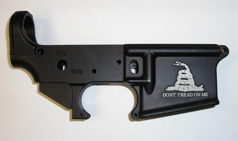 Laser Engraving on a A-15 lower receiver